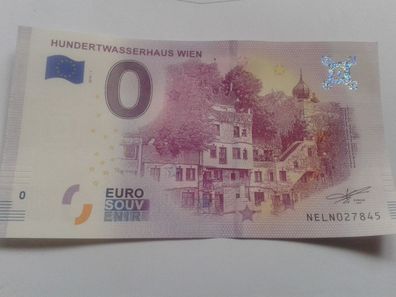 0 euro Schein Souvenirschein Friedensreich Hundertwasser Wien 2018-1