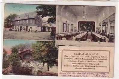 54600 Mehrbild Ak Gruß aus Gasthof Meinsdorf bei Hohenstein Ernstthal 1914