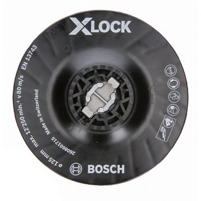 Bosch X-LOCK Schleifteller mittelhart 125 mm für Winkelschleifer 2608601715