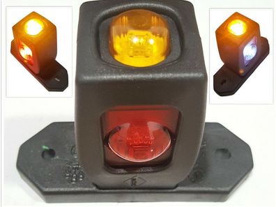 LED Begrenzungsleuchte Positionsleuchte Pkw Anhänger LKW L. LKW Rot Gelb Weiß