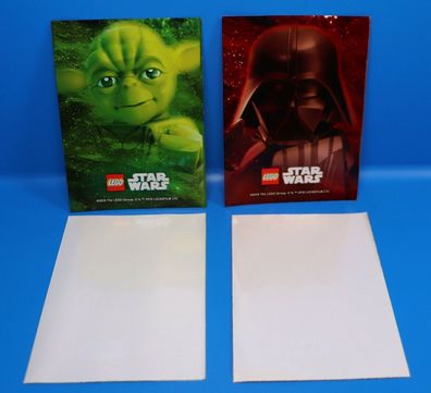 LEGO® Trading Card Game Karten Schutzhülle yoda und Darht Vader 60 Stück