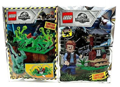 LEGO® Jurassic World Baby Raptor + Dino Versteck + Owen + Beobachtungsposten
