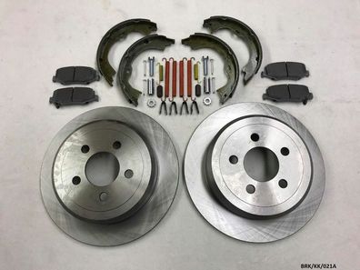 Bremsbacken /& Montage Kit Handbremse Jeep Grand Cherokee WK 05-10 PBS//WK//006A