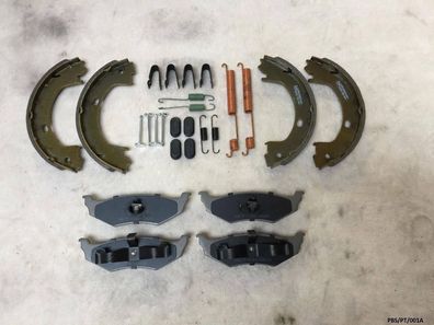 Bremsbacken /& Montage Kit Handbremse Jeep Grand Cherokee WK 05-10 PBS//WK//006A