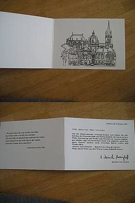 Bischof von Aachen Dr. Heinrich Mussinghoff - Autogramm!!!