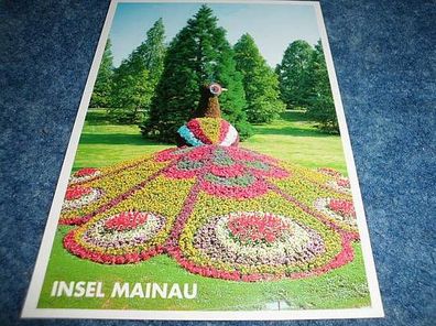 3679 / Ansichtskarte- Insel Mainau---Blumenpfau