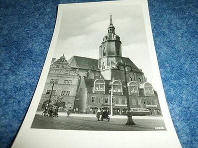 3703 / Ansichtskarte- Naumburg / Saale St. Wenzel Kirche