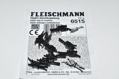 Fleischmann H0 6515 Profikupplung NEM- Kurzkupplungen 10 Stück Neuware 386515