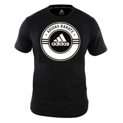 adidas Combat T-Shirt Karate schwarz/ weiß