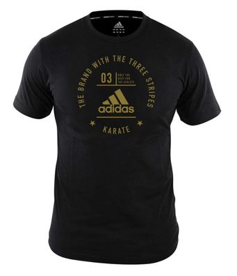 adidas Community T-Shirt Karate schwarz/ gold