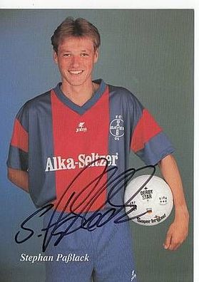 Stephan Paßlack Bayern Uerdingen 1993-94 Autogrammkarte + A45781