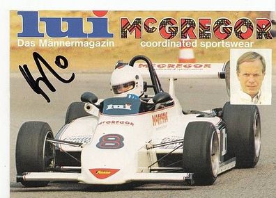 Dieter Heinzelmann Autogrammkarte 80er Jahre Original Signiert Motorsport + A45954