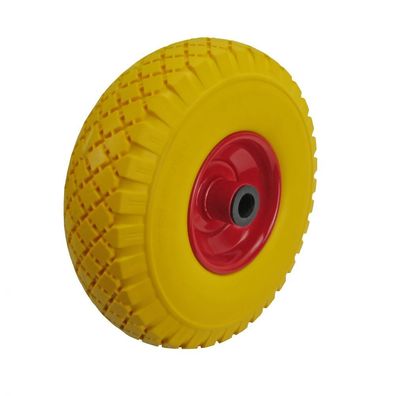 PU Ersatzrad mit Stahlblechfelge 260 x 77mm Pannensicher für Stützräder