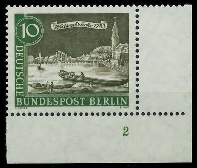BERLIN 1962 Nr 219 postfrisch ungebraucht Formnummer 2 X8F91C2