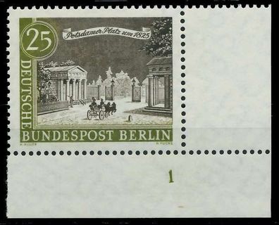 BERLIN 1962 Nr 222 postfrisch Formnummer 1 X8F91DA