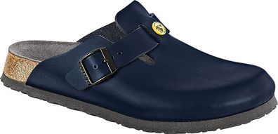 Birkenstock Professional Clog Boston ESD blau Leder Gr. 36 - 48 061380 + 061388