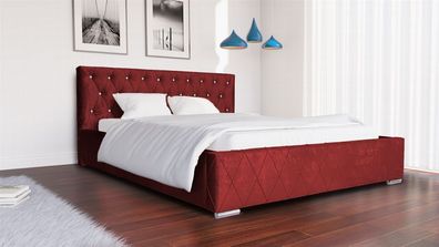 Polsterbett Bett Doppelbett DUCCIO 160x200cm inkl. Bettkasten
