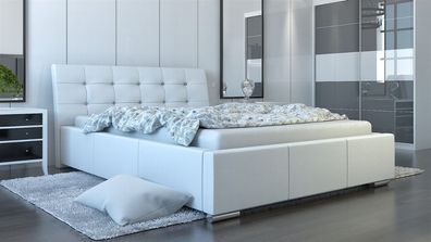 Polsterbett Bett Doppelbett PINO Deluxe XS 160x200cm inkl. Lattenrost