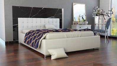 Polsterbett Bett Doppelbett MANILO 140x200cm inkl. Bettkasten