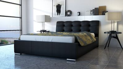 Polsterbett Bett Doppelbett ERICO 180x200cm inkl. Bettkasten