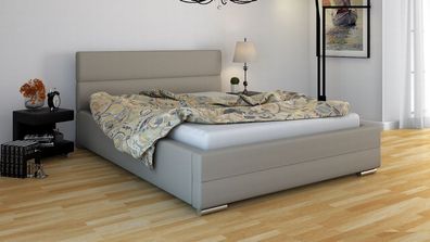 Polsterbett Bett Doppelbett PIERO 200x200cm inkl. Bettkasten