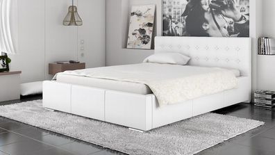 Polsterbett Bett Doppelbett GIANO 200x200cm inkl. Bettkasten