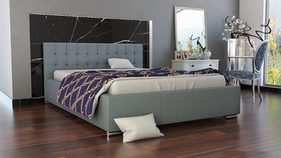 Polsterbett Bett Doppelbett MANILO 140x200cm inkl. Bettkasten