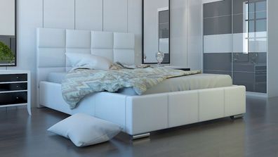 Polsterbett Bett Doppelbett SILVIO XL 200x200cm inkl. Bettkasten