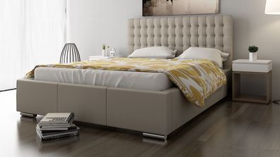Polsterbett Bett Doppelbett DAMASO XL 180x200cm inkl. Bettkasten