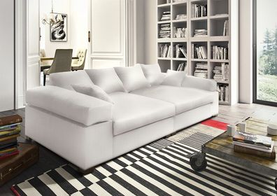 Big Sofa Couchgarnitur Megasofa Riesensofa AREZZO - Kunstleder Weiss
