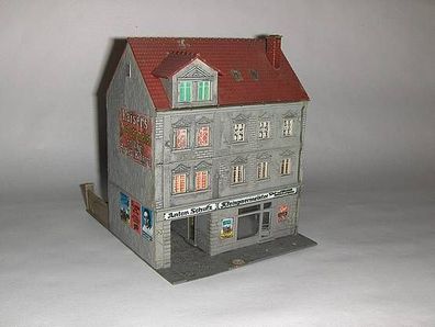 Pola H0 Stadthaus mit Klempner Werkstatt Nr.164 GB286