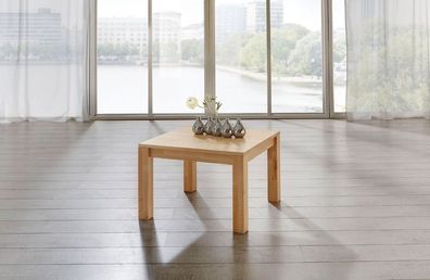 Couchtisch Tisch MALTE Buche vollmassiv / Echtholz 70 x 70 cm