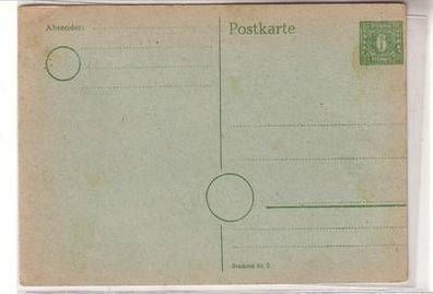 26238 seltene Ganzsachenkarte mit Alliierte Besatzung Michel Nr.8