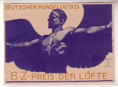 45106 Reklame Ak Deutscher Rundflug 1925 B.Z. Preis der Lüfte