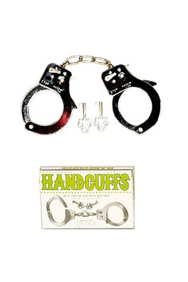 Handschellen Polizei Security Sträfling Knacki Handcuffs Metall Karneval
