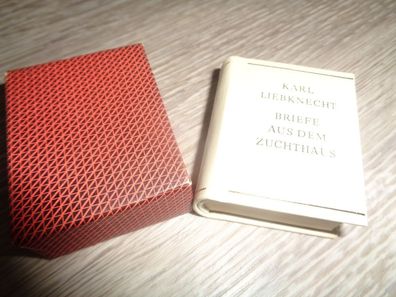 Minibuch Karl Liebknecht - Briefe aus dem Zuchthaus-Selten