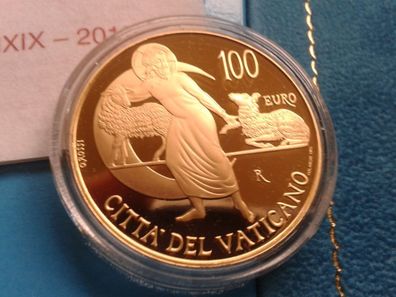 Original 100 euro 2019 PP Gold Vatikan Papst Franziskus 30g 917er Gold