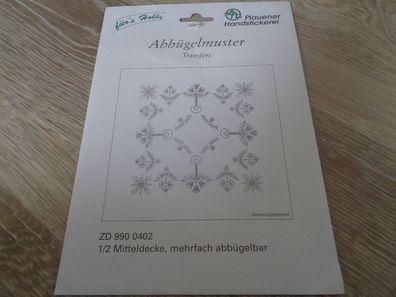 Abbügelmuster / Bügelmuster-Weihnachten Tischdecke ZD 9900 402