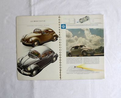 original VW Käfer 1953 Bernd Reuters Katalog Prospekt , Oldtimer