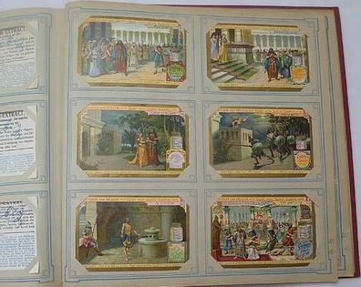 Liebigbilder Serie 695 "Simson und Delila" komplett 1906 (18/ D3325vv)