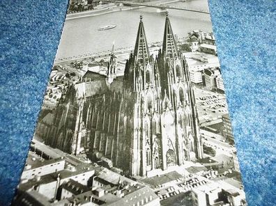 3776 / Ansichtskarte-- Köln Dom Luftaufnahme