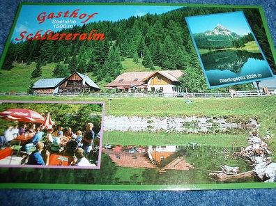 3830 / Ansichtskarte-- Gasthof Schliereralm Zederhaus
