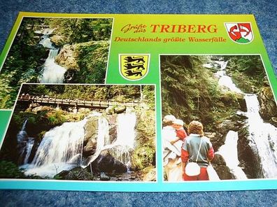 3846 / Ansichtskarte-Triberg Deutschlands größte Wasserfälle