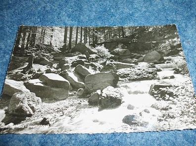 3855 / Ansichtskarte- Okertal / Harz Inselbrücke