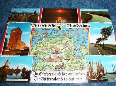 3860 / Ansichtskarte- Ostfriesland / / Ostfriesische Rundschau