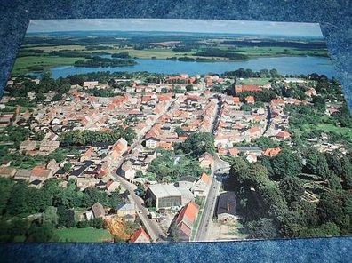 3919 / Ansichtskarte- Sternberg mecklenburgische Kleinstadt Luftaufnahme