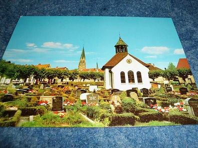 3922 / Ansichtskarte- Schleswig an der Schlei-- Holmer Friedhof mit Kapelle