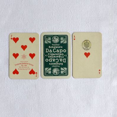 Stralsunder Altenburg Ecksteins Da Capo Zigaretten Spielkarten