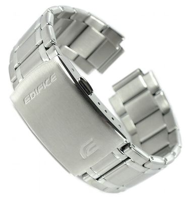 Casio Edifice Uhrenarmband 22mm Ersatzband Edelstahl silbern ? EQS-600