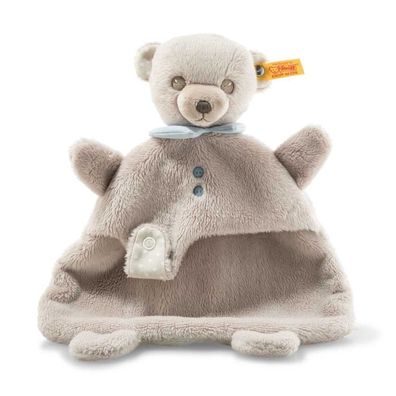 STEIFF Teddybär Levi Schmusetuch 28cm 241451 blau Baby Geschenkbox